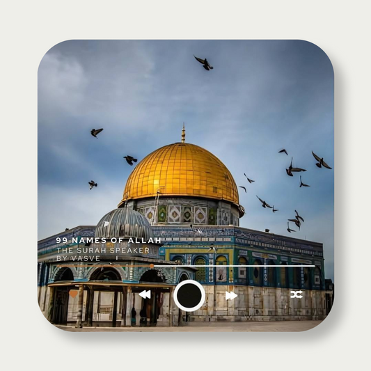 Magnet Quran Speaker – Bluetooth & kompletter Koran | 2-in-1 Audio Player