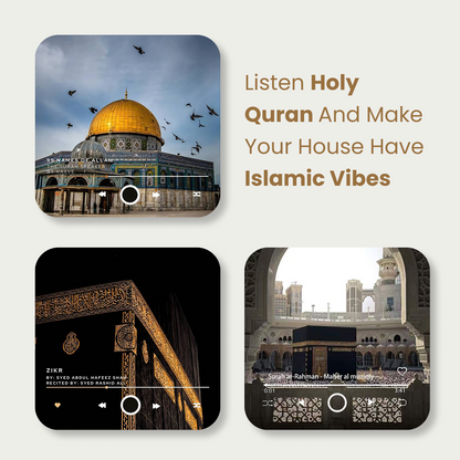 Magnet Quran Speaker – Bluetooth & kompletter Koran | 2-in-1 Audio Player