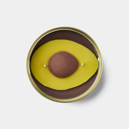 Avocado-Duftkerze – 285 g.| In einer Dose versiegelt | Zwei Dochte | 100 % pflanzliches Wachs