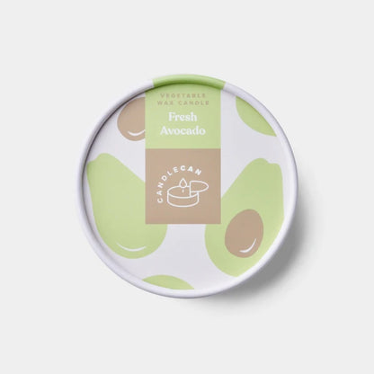 Avocado-Duftkerze – 285 g.| In einer Dose versiegelt | Zwei Dochte | 100 % pflanzliches Wachs